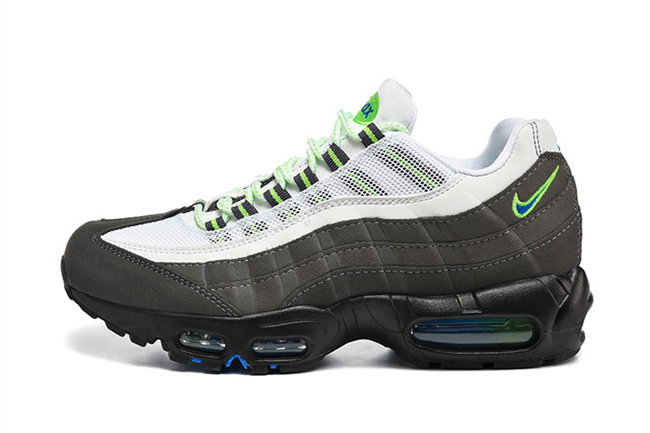 Men's Hot sale Running weapon Air Max 95 Black/White Shoes 074